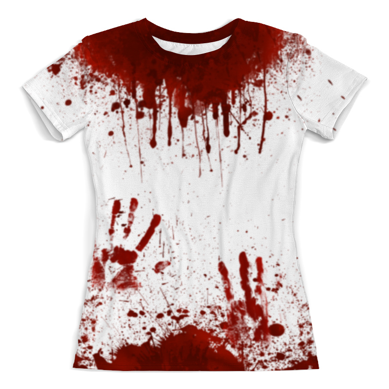 Printio Футболка с полной запечаткой (женская) Кровь printio футболка с полной запечаткой для девочек кровь
