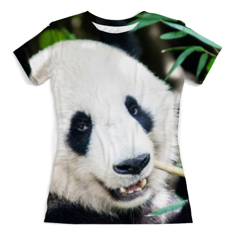 Printio Футболка с полной запечаткой (женская) Panda vegan printio футболка с полной запечаткой женская панда жен