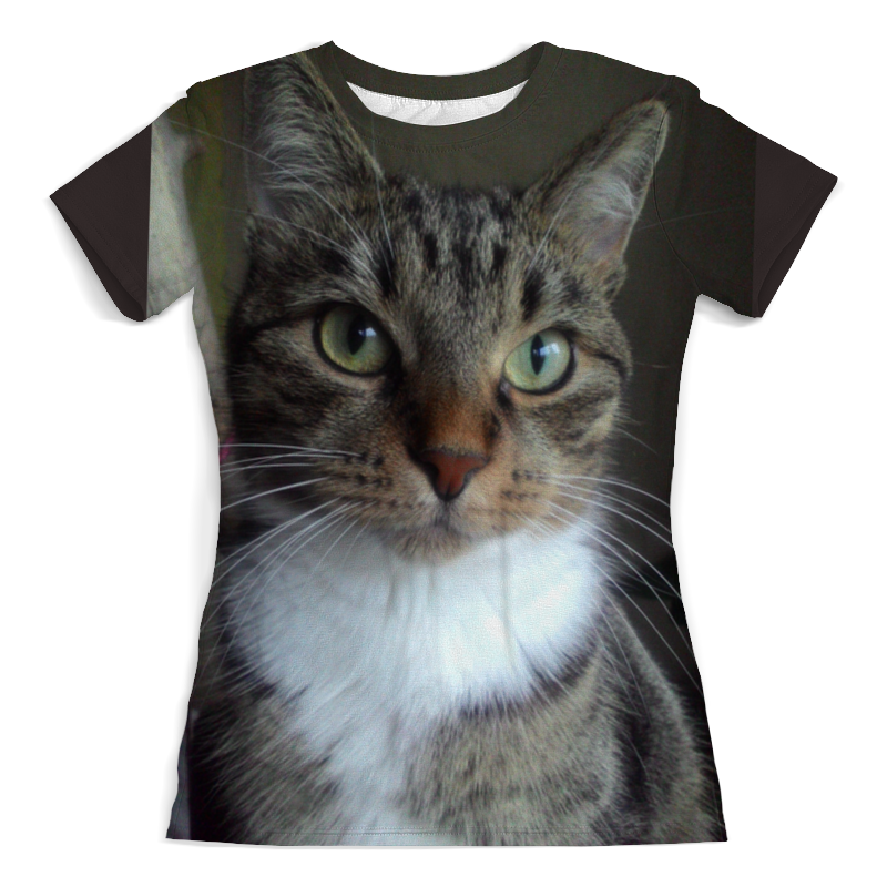Printio Футболка с полной запечаткой (женская) Кошка женская футболка с принтом кошки кошки котенка кошки