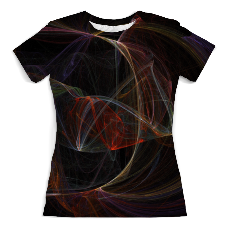 printio футболка с полной запечаткой женская абстрактный градиентный дизайн дигитал акварель Printio Футболка с полной запечаткой (женская) Абстрактный дизайн