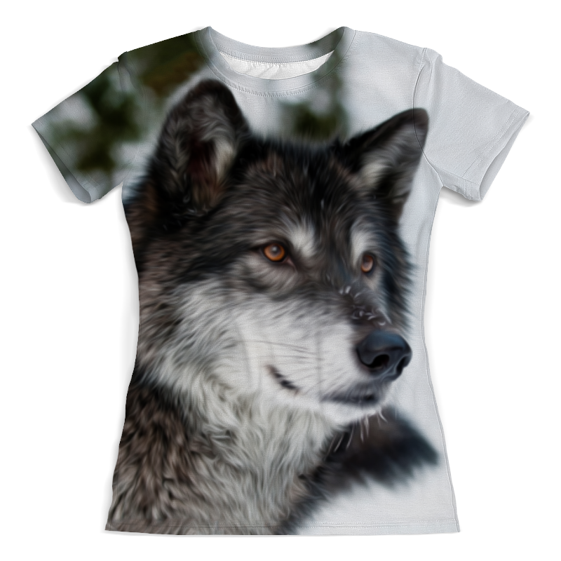 Printio Футболка с полной запечаткой (женская) Серый волк printio футболка с полной запечаткой женская волк
