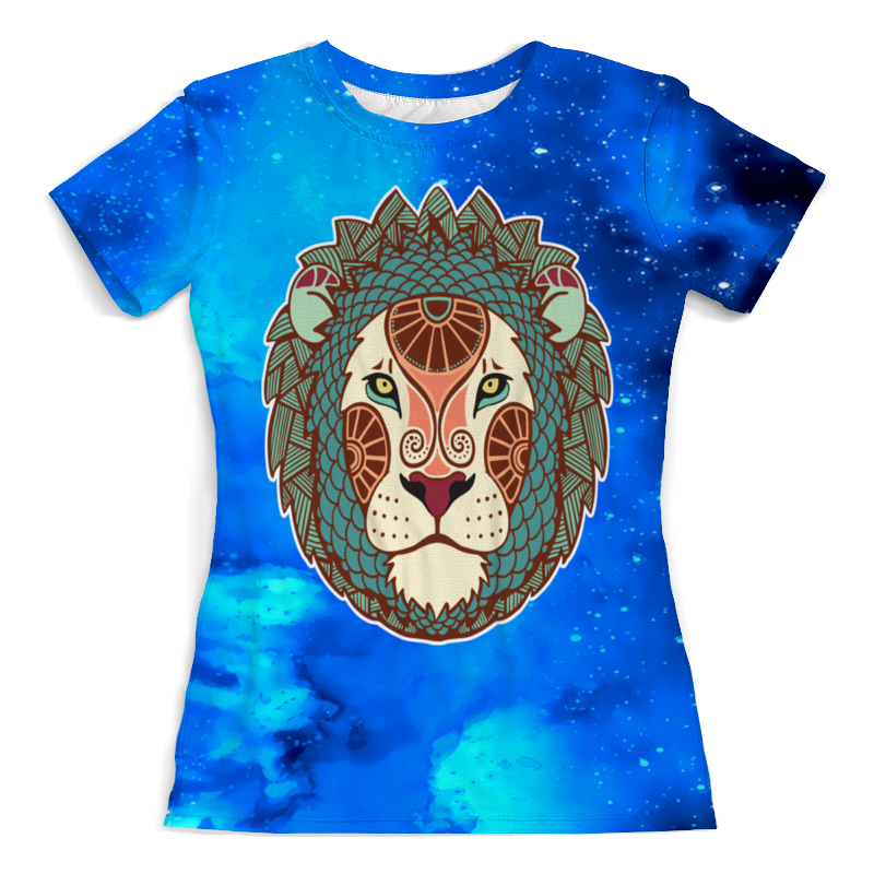 Printio Футболка с полной запечаткой (женская) Зодиак-лев printio футболка с полной запечаткой для мальчиков зодиак лев