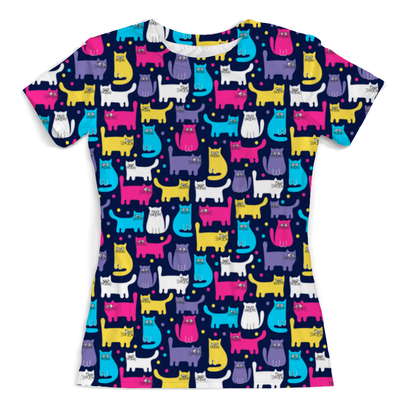 Printio Футболка с полной запечаткой (женская) Cats bombing printio футболка с полной запечаткой женская free hugs for cats