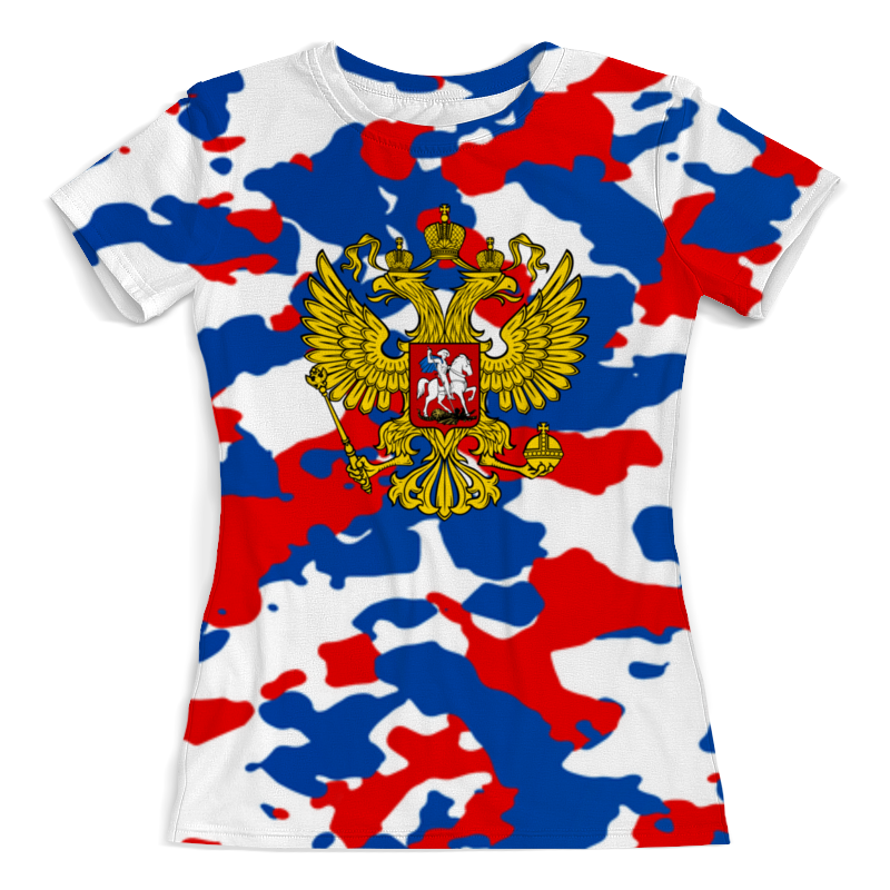 Printio Футболка с полной запечаткой (женская) герб россии