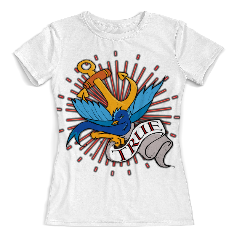 Printio Футболка с полной запечаткой (женская) Птичка printio футболка с полной запечаткой женская птичка и цветы