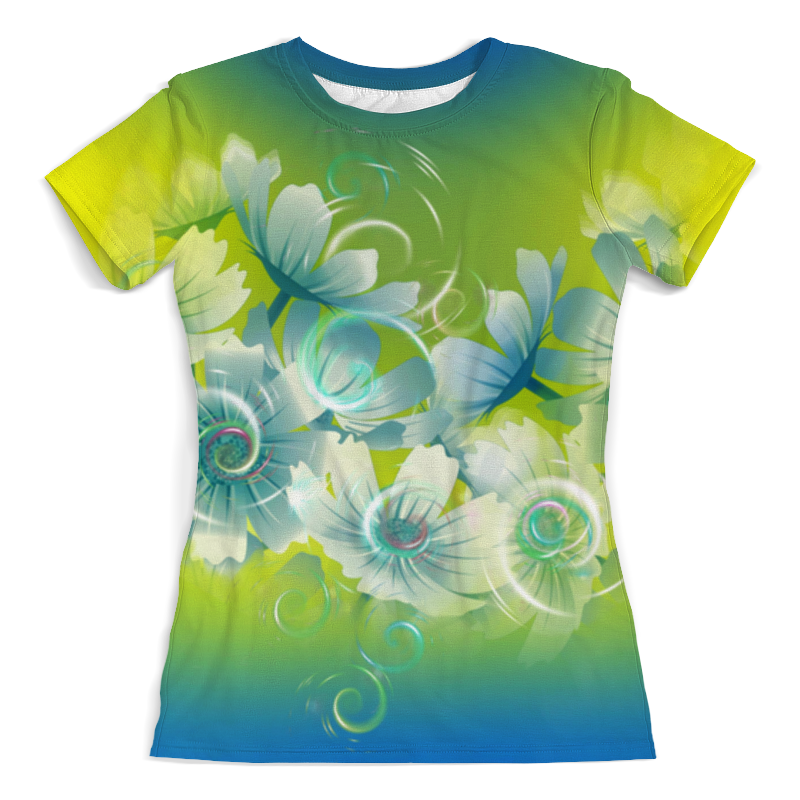 Printio Футболка с полной запечаткой (женская) Цветочное настроение лета printio футболка с полной запечаткой женская летнее настроение