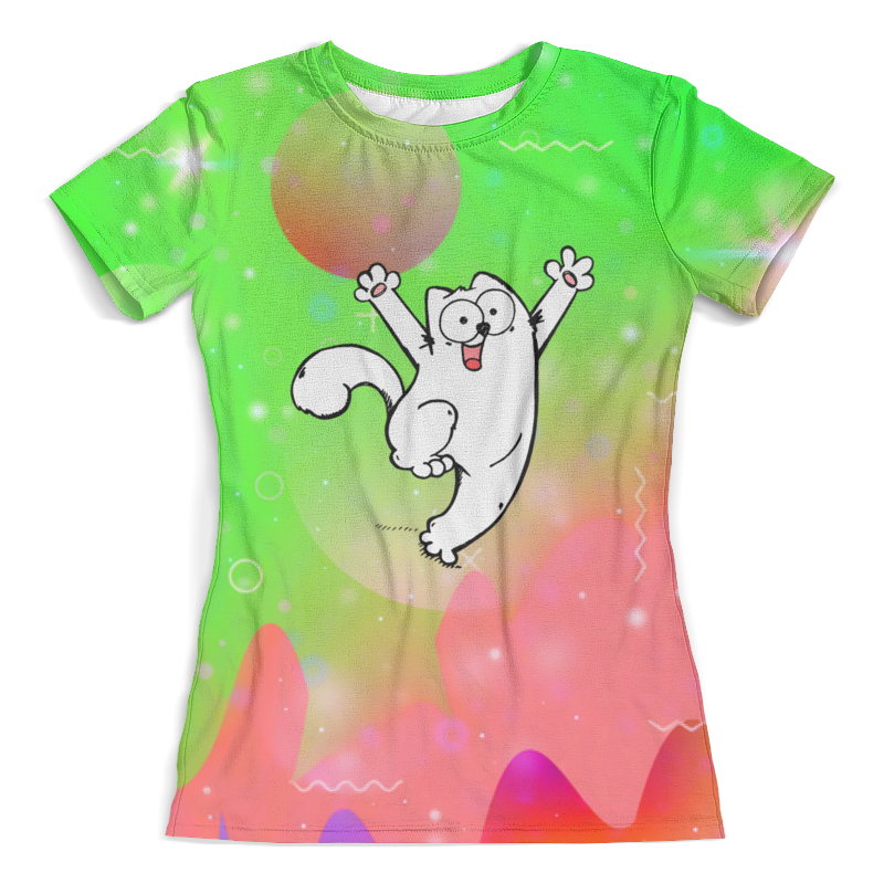 Printio Футболка с полной запечаткой (женская) simon’s cat printio футболка с полной запечаткой женская skateboarding cat