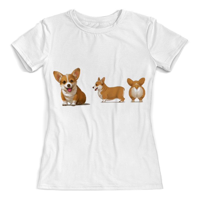 Printio Футболка с полной запечаткой (женская) Корги собака printio футболка с полной запечаткой женская корги собака