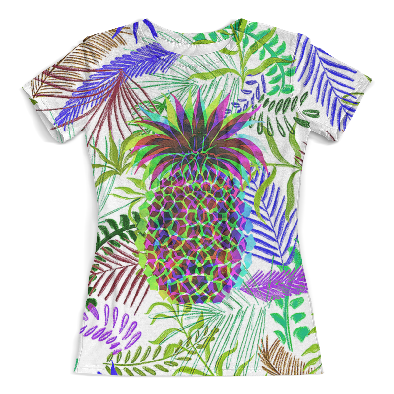 Printio Футболка с полной запечаткой (женская) Flora design (ananas) printio футболка с полной запечаткой женская ananas color