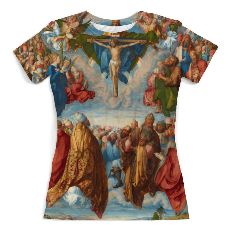 Printio Футболка с полной запечаткой (женская) Поклонение святой троице (альбрехт дюрер)