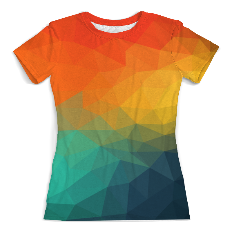 Printio Футболка с полной запечаткой (женская) Веселые цвета printio футболка с полной запечаткой женская футболка счастье