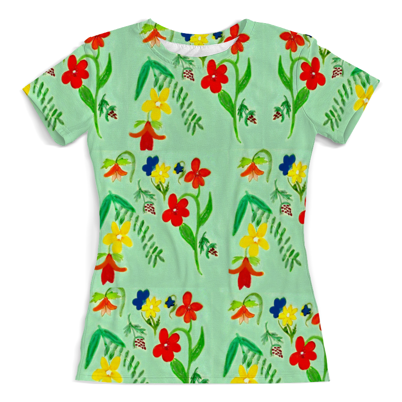 Printio Футболка с полной запечаткой (женская) Футболка летние цветы printio футболка с полной запечаткой женская футболка летние цветы