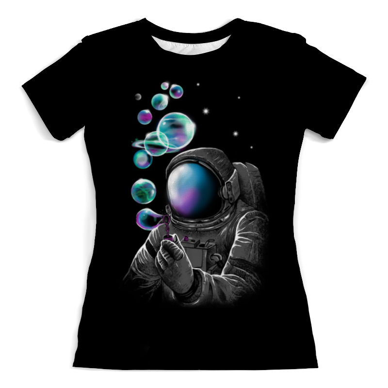 Printio Футболка с полной запечаткой (женская) Космонавт printio футболка с полной запечаткой женская космос космонавт
