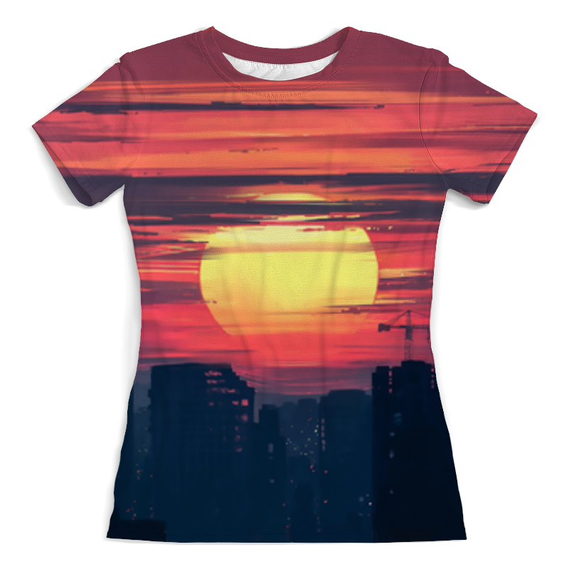 Printio Футболка с полной запечаткой (женская) закат printio футболка с полной запечаткой женская закат над озером