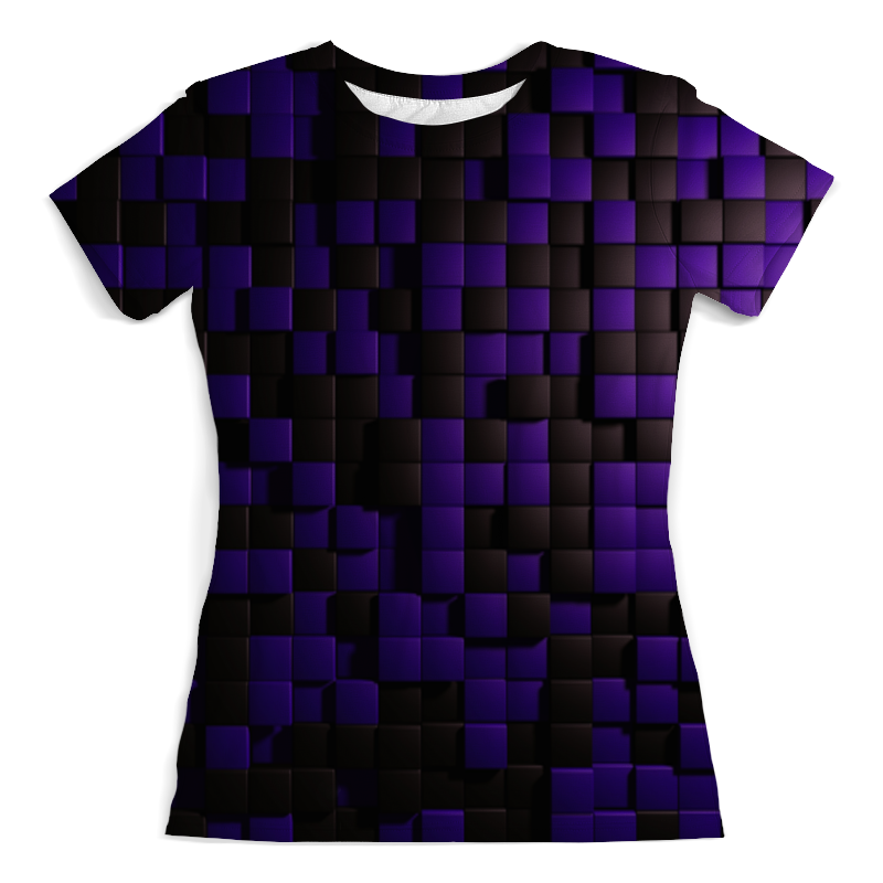 Printio Футболка с полной запечаткой (женская) Кубики printio футболка с полной запечаткой женская кубики