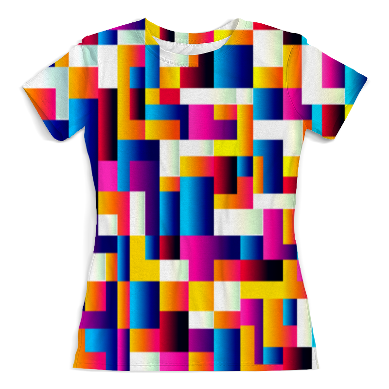 Printio Футболка с полной запечаткой (женская) Pixel color