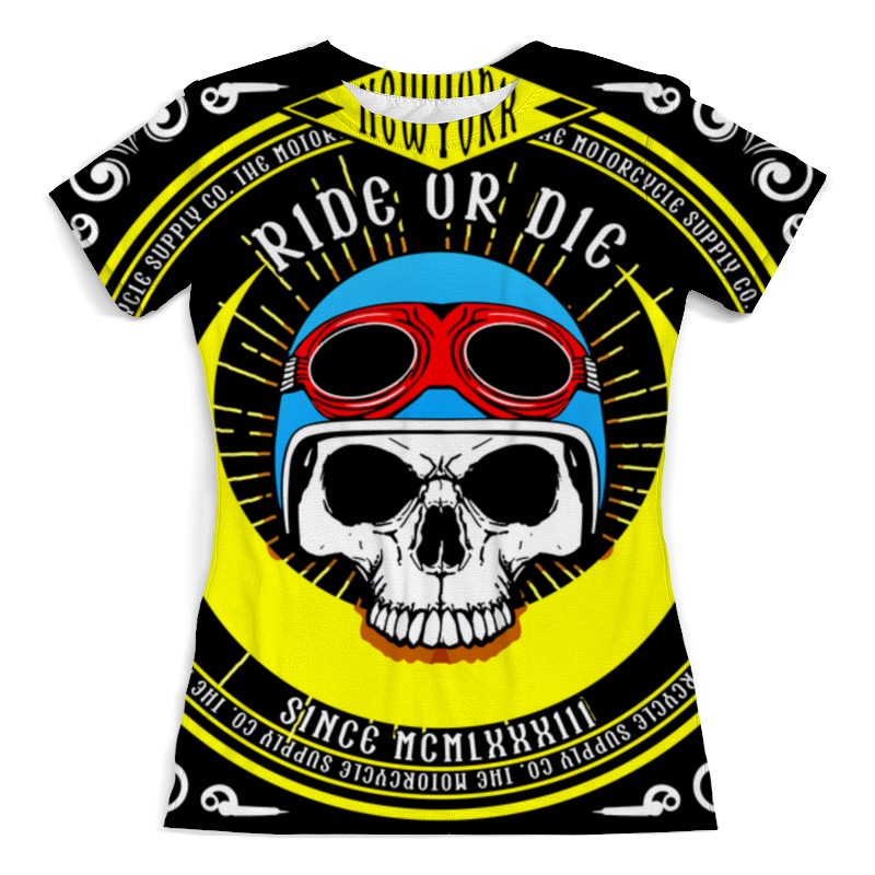 Printio Футболка с полной запечаткой (женская) Ride or die printio футболка с полной запечаткой женская ride or die