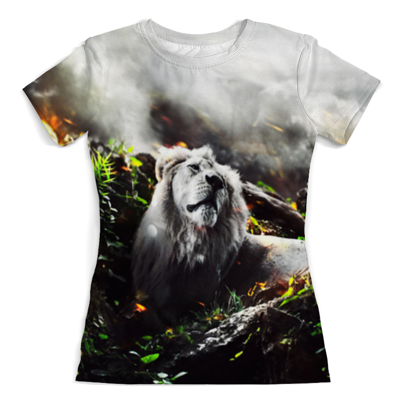 Printio Футболка с полной запечаткой (женская) Царь зверей printio футболка с полной запечаткой женская царь медведь ночь