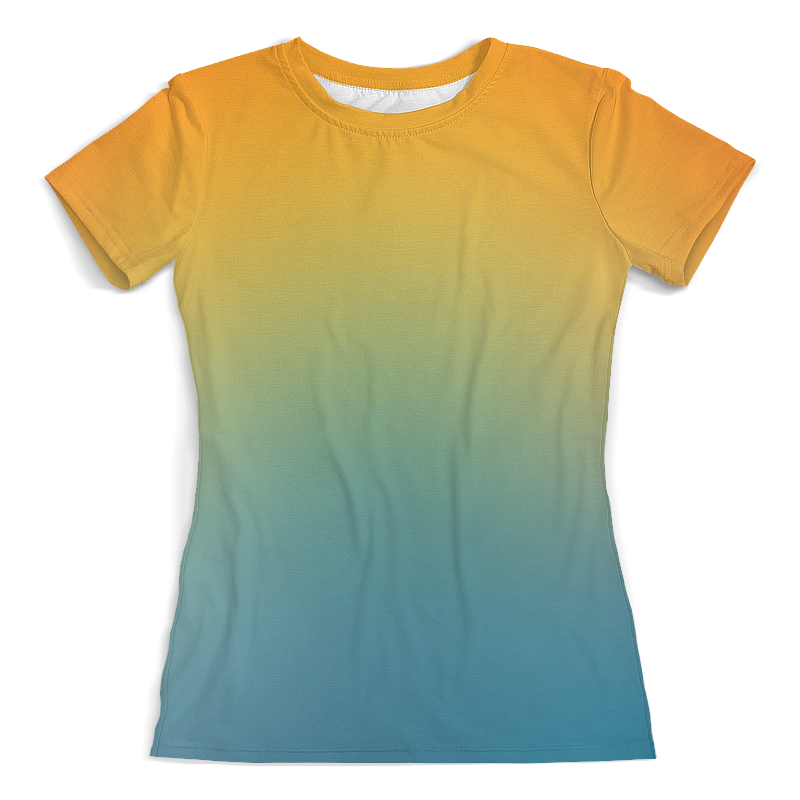 Printio Футболка с полной запечаткой (женская) Фон радуги. printio футболка с полной запечаткой женская музыка в цветах радуги