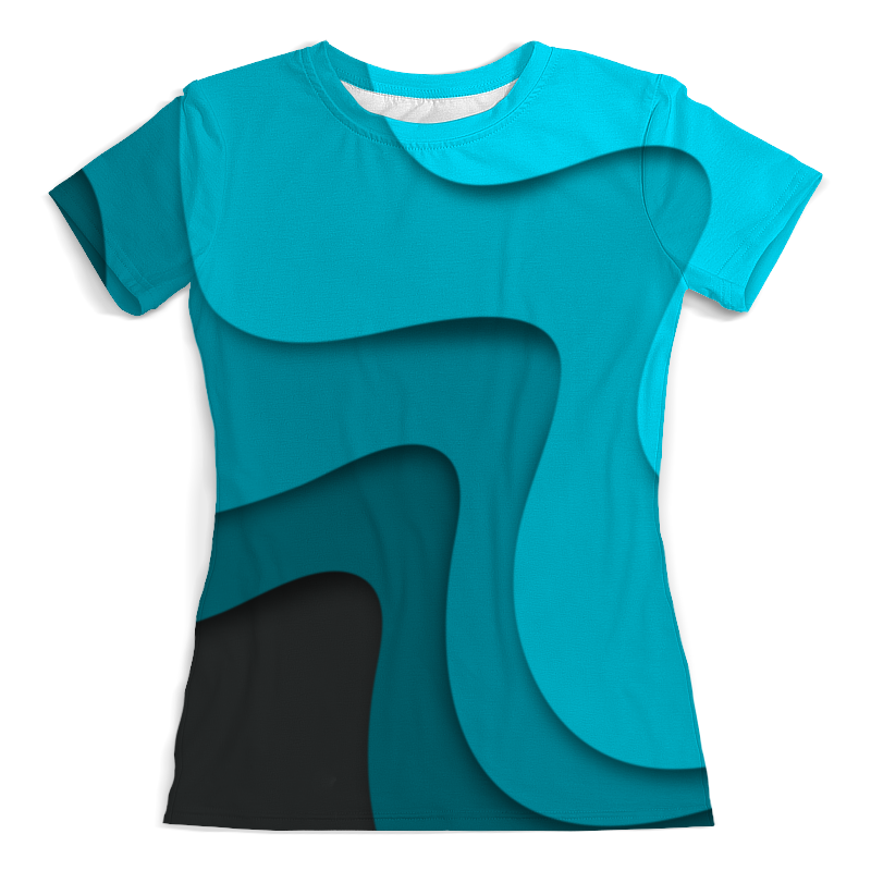 Printio Футболка с полной запечаткой (женская) Волнистая printio футболка с полной запечаткой женская синий абстрактный