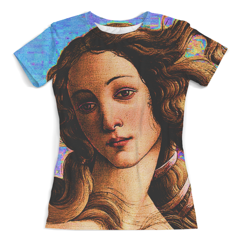 Printio Футболка с полной запечаткой (женская) Венера printio футболка с полной запечаткой для мальчиков кали богиня разрушения