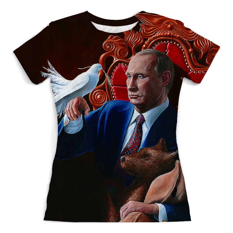 Printio Футболка с полной запечаткой (женская) Putin printio футболка с полной запечаткой женская putin art