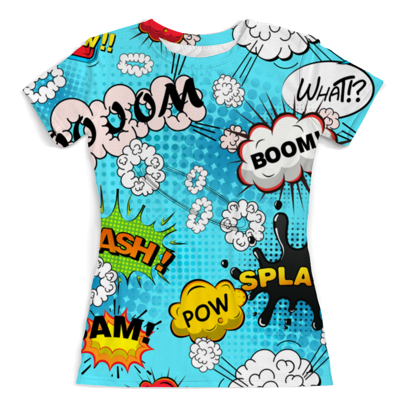 printio футболка с полной запечаткой для мальчиков boom bang Printio Футболка с полной запечаткой (женская) Bang boom