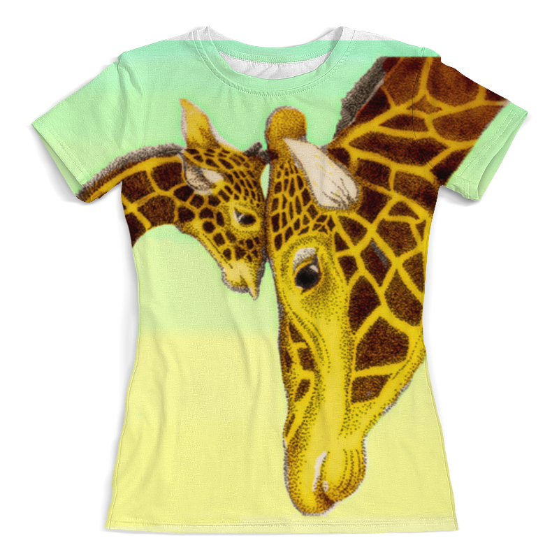 Printio Футболка с полной запечаткой (женская) Жирафы