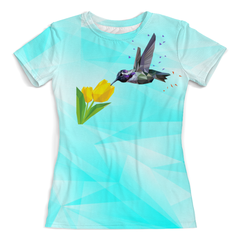 Printio Футболка с полной запечаткой (женская) Kolibri printio футболка с полной запечаткой женская kolibri