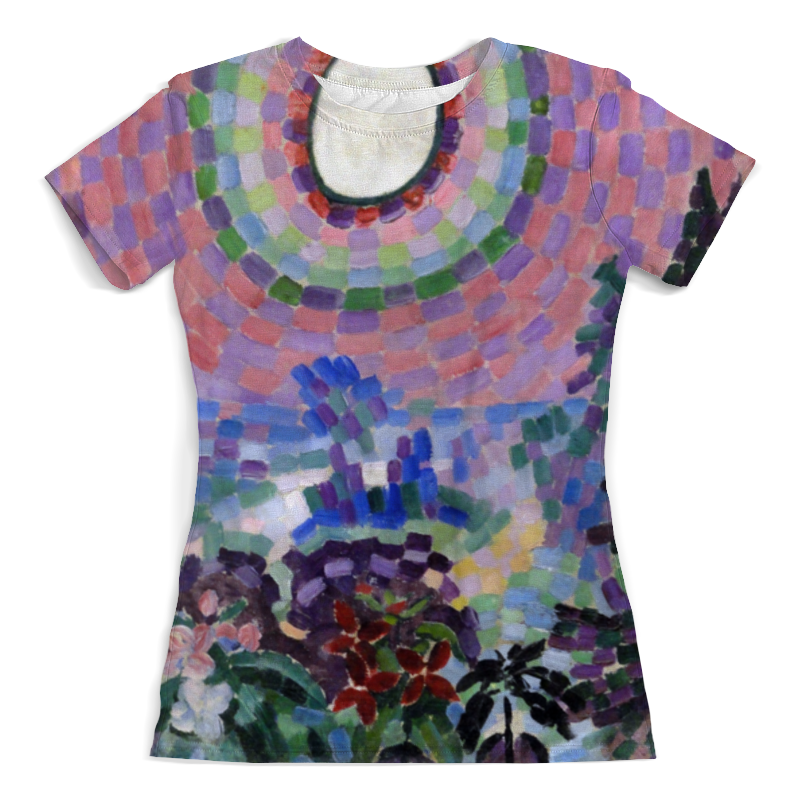 printio футболка с полной запечаткой женская пейзаж с диском робер делоне Printio Футболка с полной запечаткой (женская) Пейзаж с диском (робер делоне)