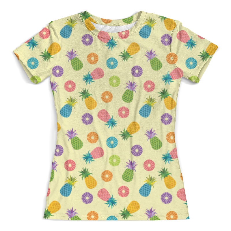 Printio Футболка с полной запечаткой (женская) Ananas design printio футболка с полной запечаткой мужская flora design ananas