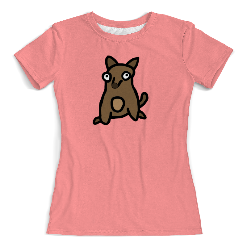 Printio Футболка с полной запечаткой (женская) Собачка printio футболка с полной запечаткой женская собачка на отдыхе