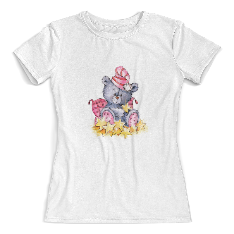 Printio Футболка с полной запечаткой (женская) Мишка printio футболка с полной запечаткой женская мишка