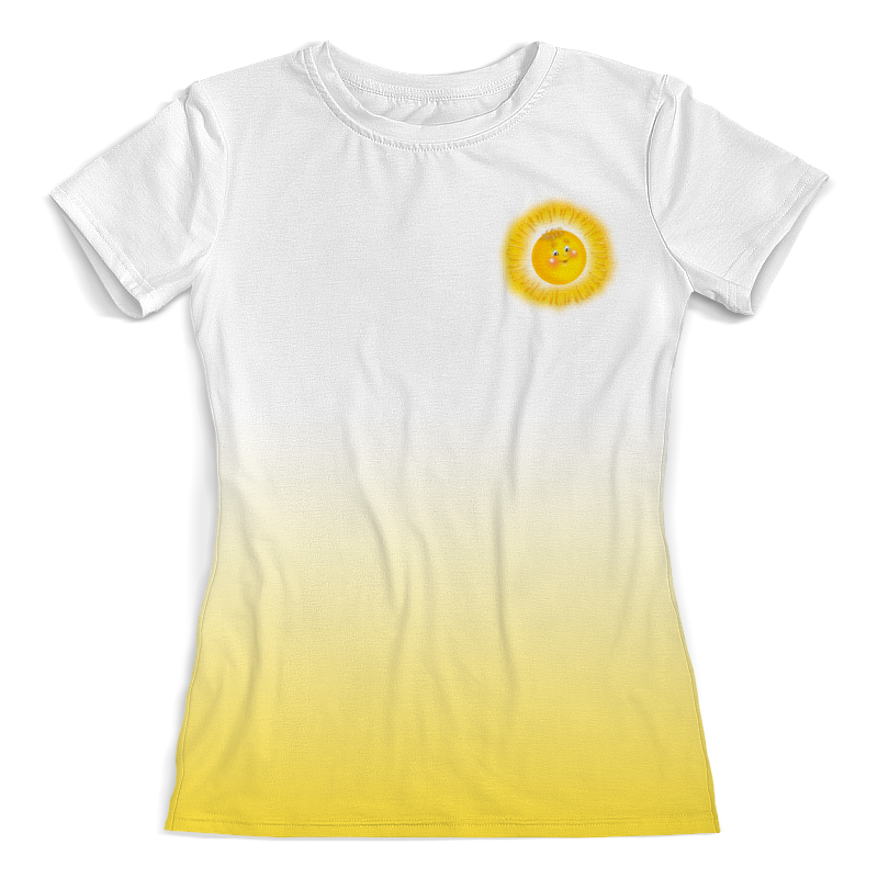 printio футболка с полной запечаткой женская в душе 20 солнышко внутри Printio Футболка с полной запечаткой (женская) Летнее настроение.