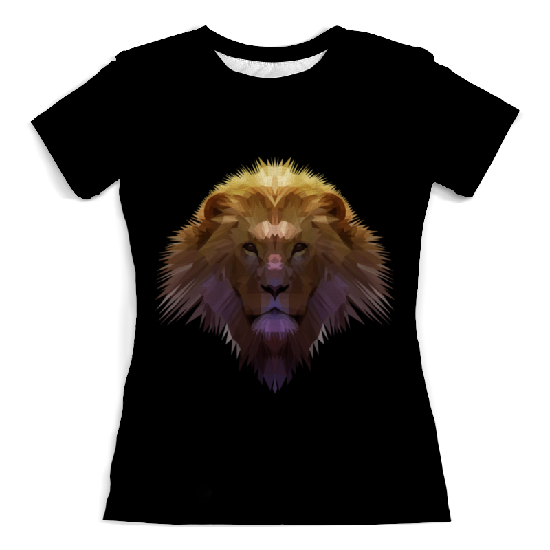 Printio Футболка с полной запечаткой (женская) Африканский лев. printio футболка с полной запечаткой женская портрет