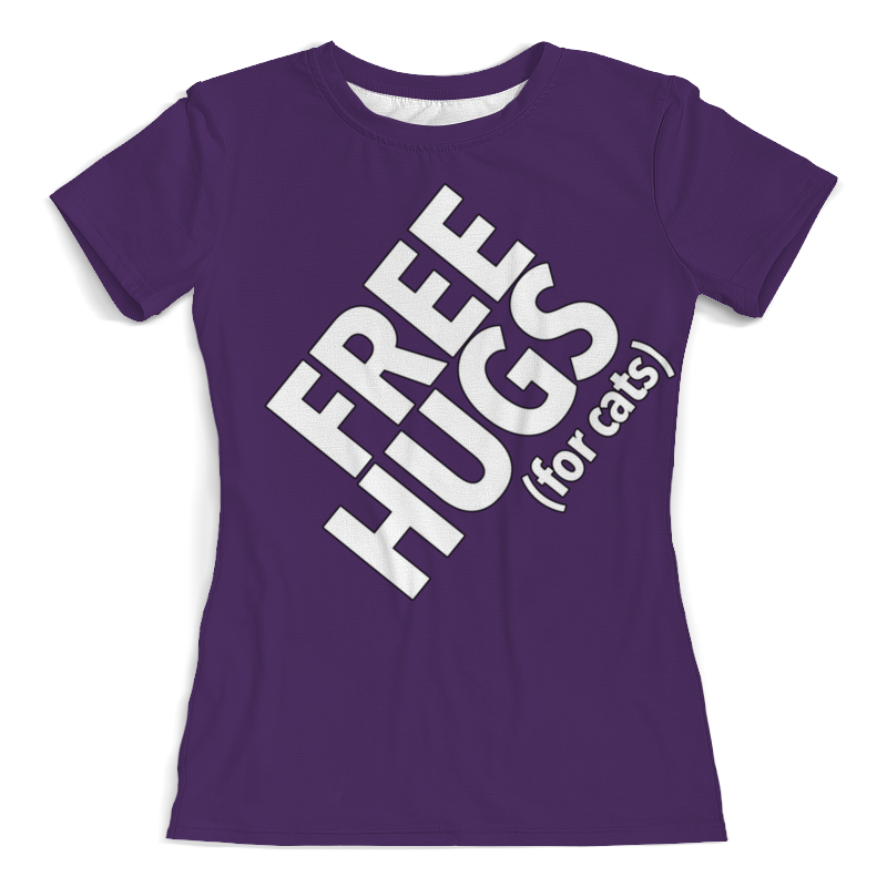 Printio Футболка с полной запечаткой (женская) Free hugs ( for cats) (1) printio футболка с полной запечаткой женская free hugs for cats