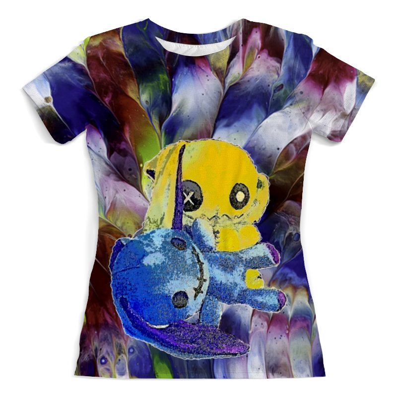 Printio Футболка с полной запечаткой (женская) Кролики