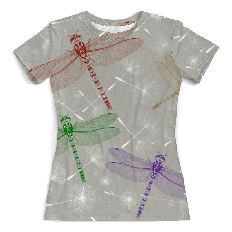 printio футболка с полной запечаткой мужская стрекозки Printio Футболка с полной запечаткой (женская) Стрекозки