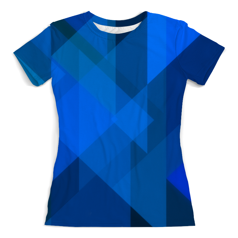 Printio Футболка с полной запечаткой (женская) Синий абстрактный printio футболка с полной запечаткой женская синий абстрактный