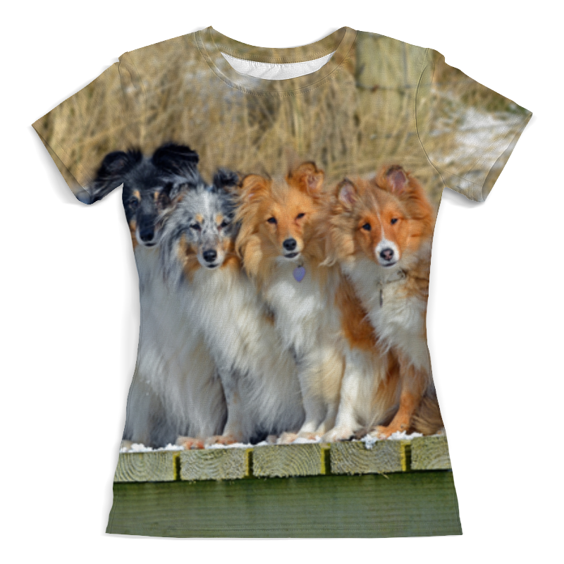 Printio Футболка с полной запечаткой (женская) Собачки printio футболка с полной запечаткой женская милые собачки