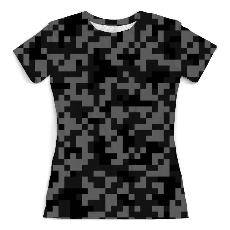 Printio Футболка с полной запечаткой (женская) Pixel camouflage
