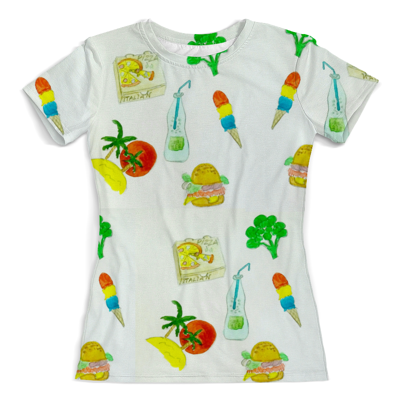 Printio Футболка с полной запечаткой (женская) Лето-лето printio футболка с полной запечаткой женская яркое лето