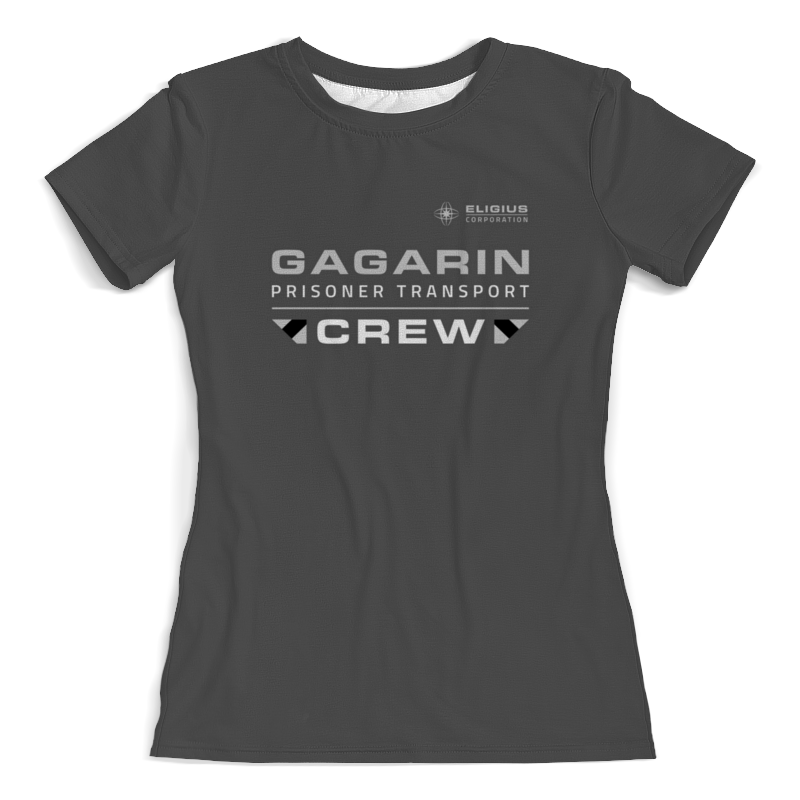 Printio Футболка с полной запечаткой (женская) Гагарин транспортнике сотня printio футболка с полной запечаткой женская джаспер сотня