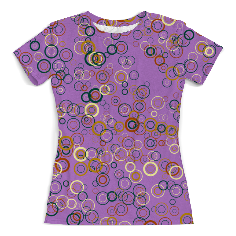 Printio Футболка с полной запечаткой (женская) Круги printio футболка с полной запечаткой женская круги