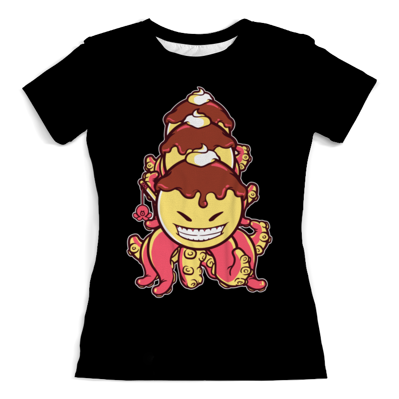 Printio Футболка с полной запечаткой (женская) Осьминог-мороженное printio футболка с полной запечаткой женская осьминог