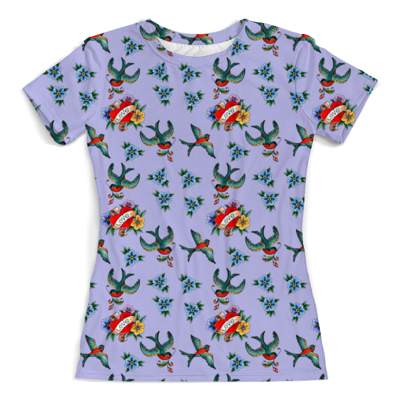 Printio Футболка с полной запечаткой (женская) Old school love