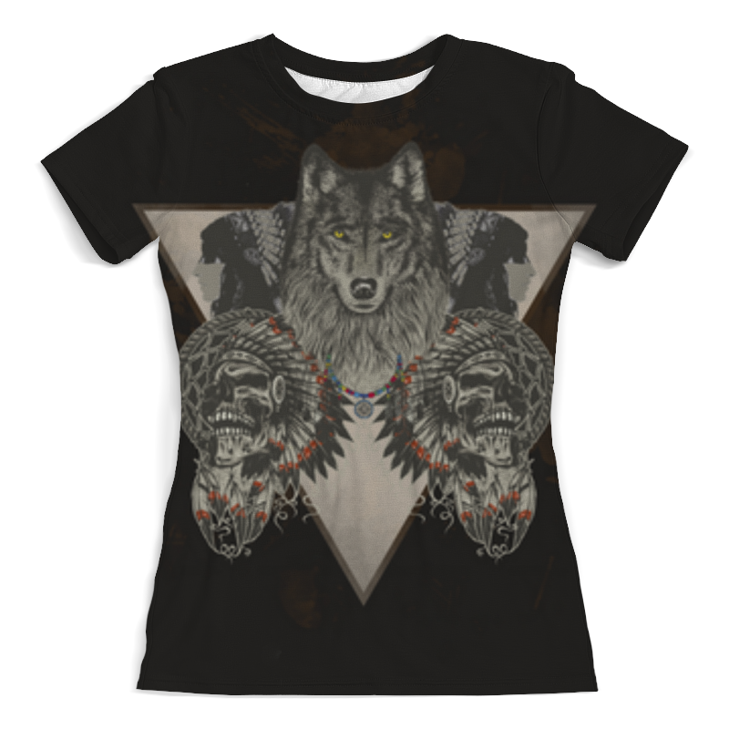 Printio Футболка с полной запечаткой (женская) Индейцы printio футболка с полной запечаткой женская волк зверь