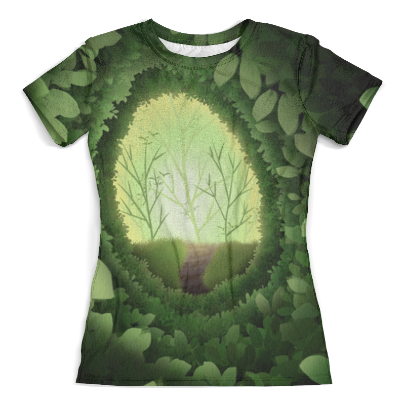 Printio Футболка с полной запечаткой (женская) Таинственный лес printio спортивная футболка 3d таинственный лес