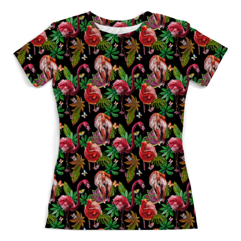 Printio Футболка с полной запечаткой (женская) Тропики printio футболка с полной запечаткой женская птицы и тропики