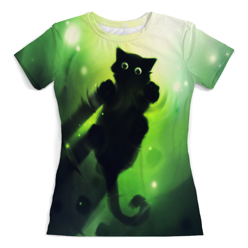 Printio Футболка с полной запечаткой (женская) Котенок printio футболка с полной запечаткой женская злой черный котенок 1